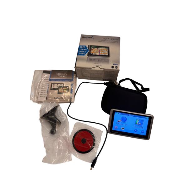 Garmin nuvi 1350LMT Lifetime Maps and Traffic Edition GPS Navigator No PowerCord - Picture 2 of 10